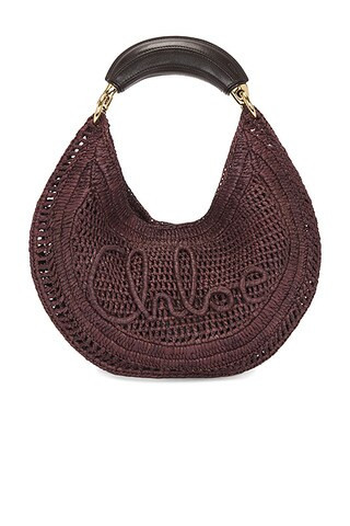Chloe Summer Banana Shoulder Bag in Kohl Brown - Brown. Size all. | FWRD 
