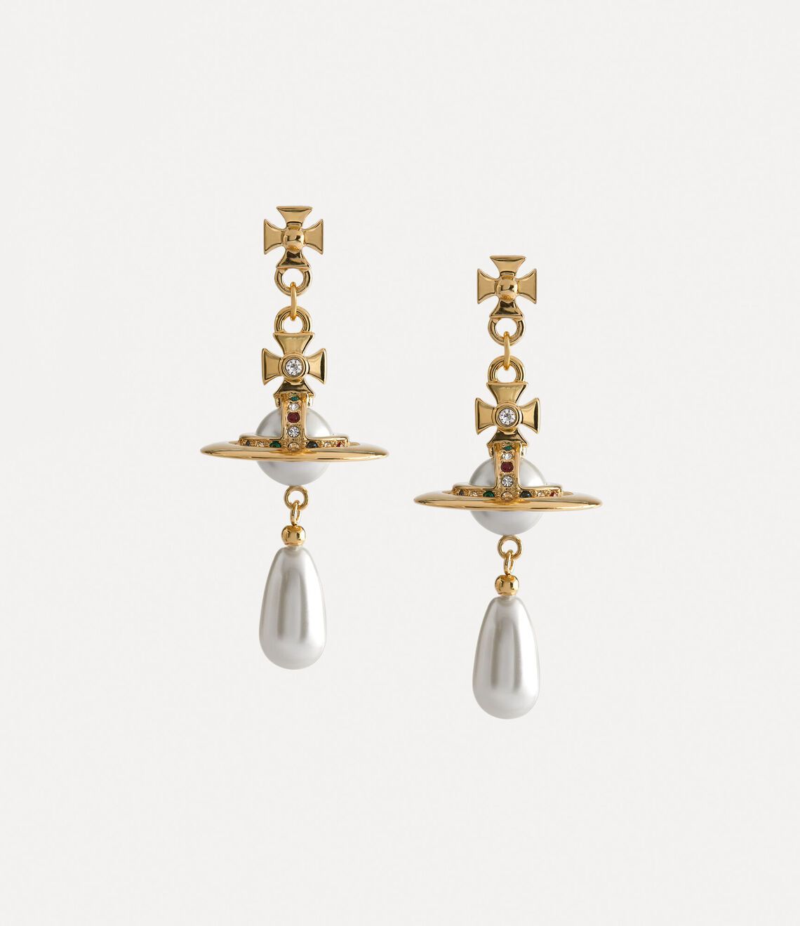 Pearl drop earrings | Vivienne Westwood
