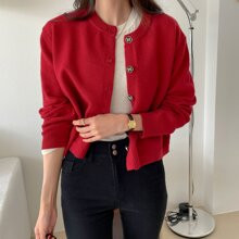 Button Front Cardigan | SHEIN