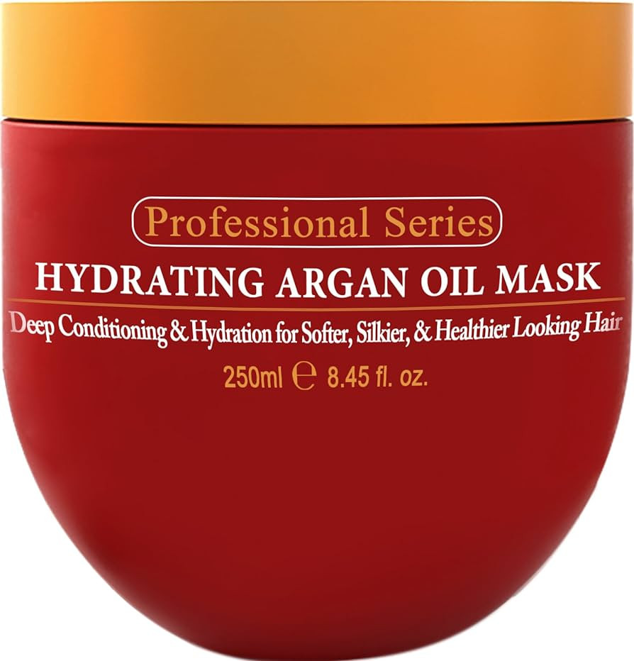 Arvazallia Hydrating Argan Oil Hair Mask and Deep Conditioner for Dry or Damaged Hair - 8.45 Oz | Amazon (US)