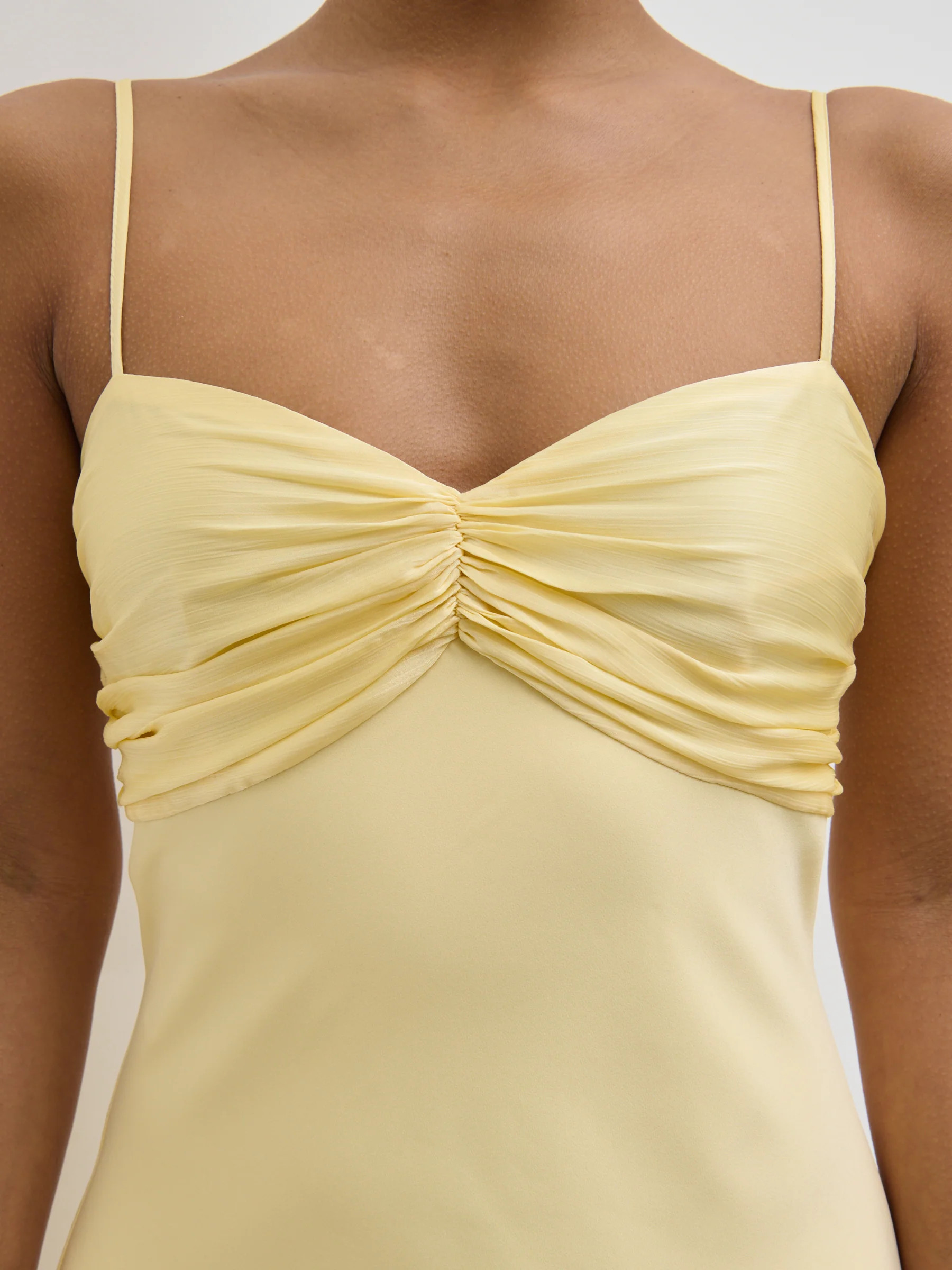 Joely Midaxi Dress - Lemon | Pretty Lavish (UK)