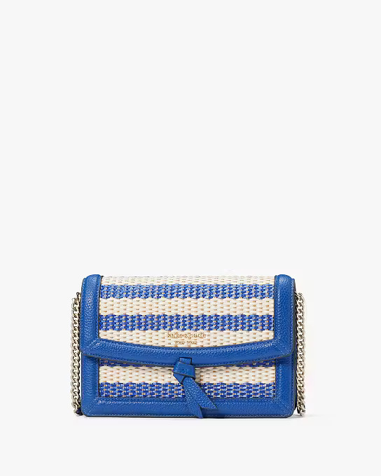 Knott Striped Flap Crossbody | Kate Spade (US)
