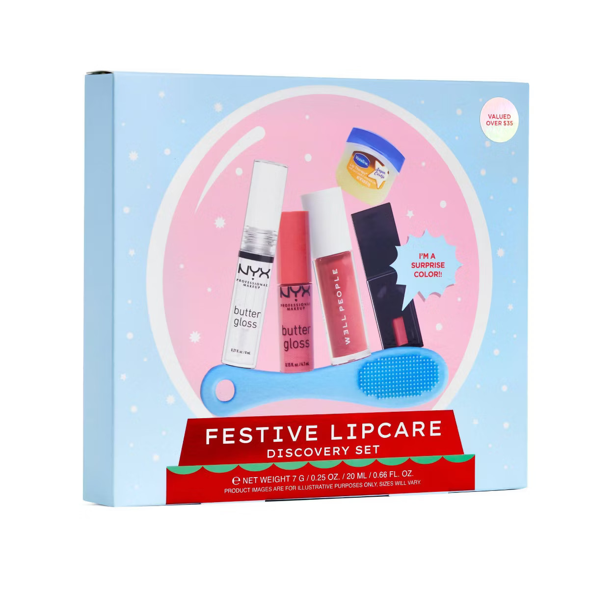 Festive Lipcare Lip Discovery Set - 6pc | Target