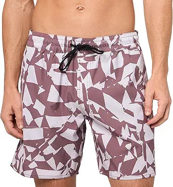 Volcom Men's 17" Elastic Waist Surf Swim Trunks – Quick-Dry Boardshorts with Drawstring and Bac... | Amazon (US)
