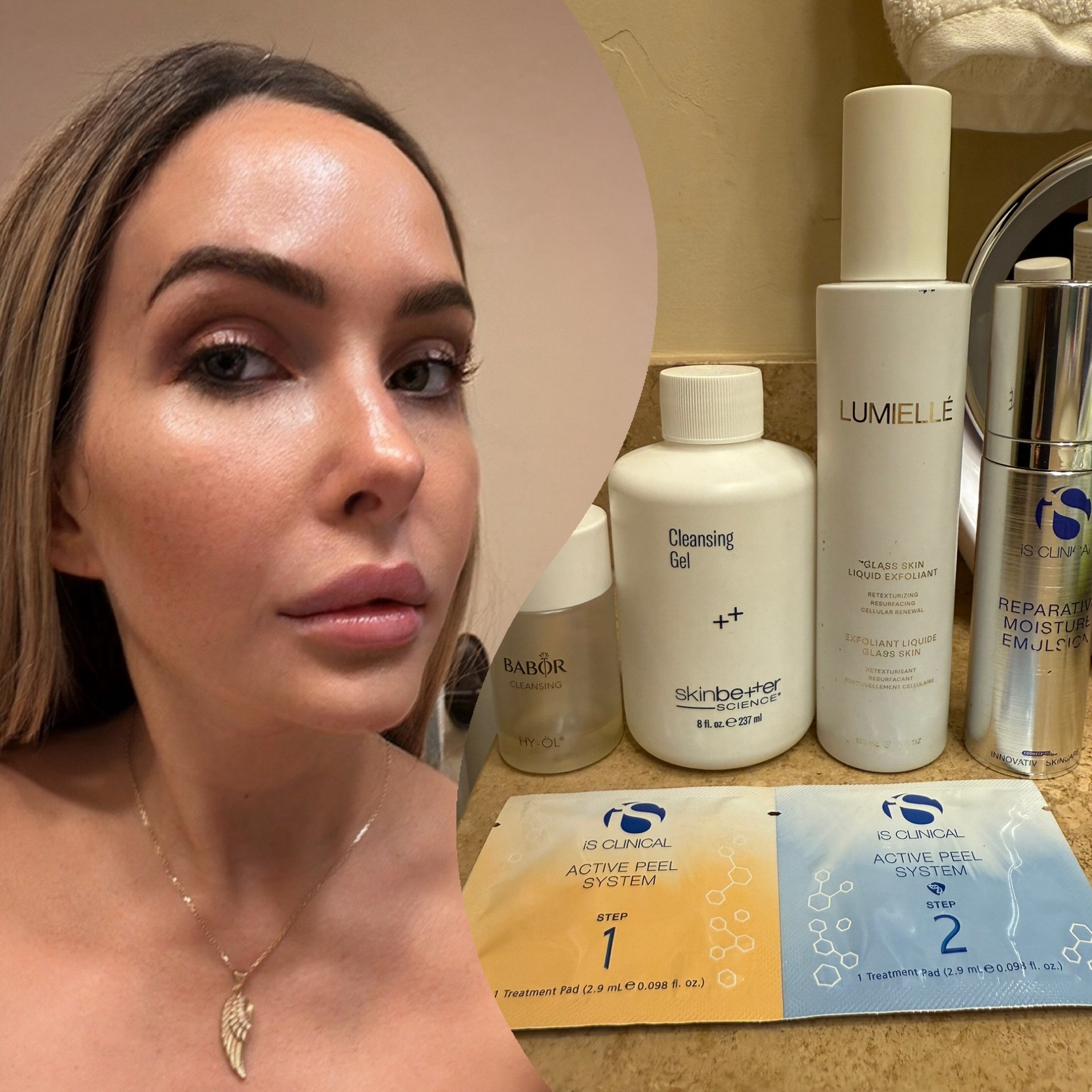 My skin care routine, and my go-to “no make up” makeup look. Consist of tinted moisturizer brow, gel bronzer as eyeshadow mascara and my favorite lip kit (color depends on the season, but I most often gravitate towards mauve).

#LTKBeauty #LTKOver40 #LTKSeasonal