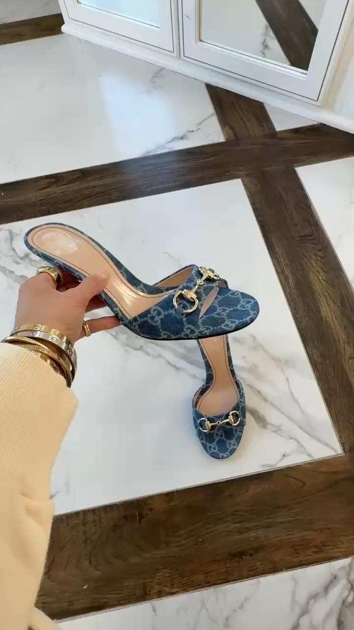 Denim heels for the summer!! These come in another color, but I thought the denim was TOO cute! 

Gucci, Denim heels, Gucci heels, Emily Gemma

#LTKSeasonal #LTKdayinmylife