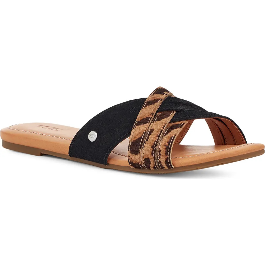 UGG® Kenliegh Slide Sandal in Tiger Stripes Calf Hair at Nordstrom Rack, Size 9.5 | Nordstrom Rack