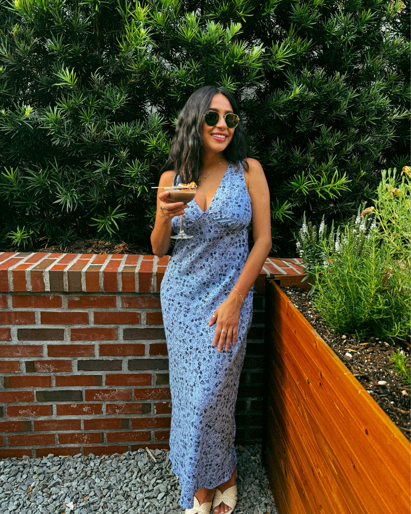 Madewell dress size small 🦋🩵 similar shoes tagged!
#madewell #dress #outfitinspo #raybans