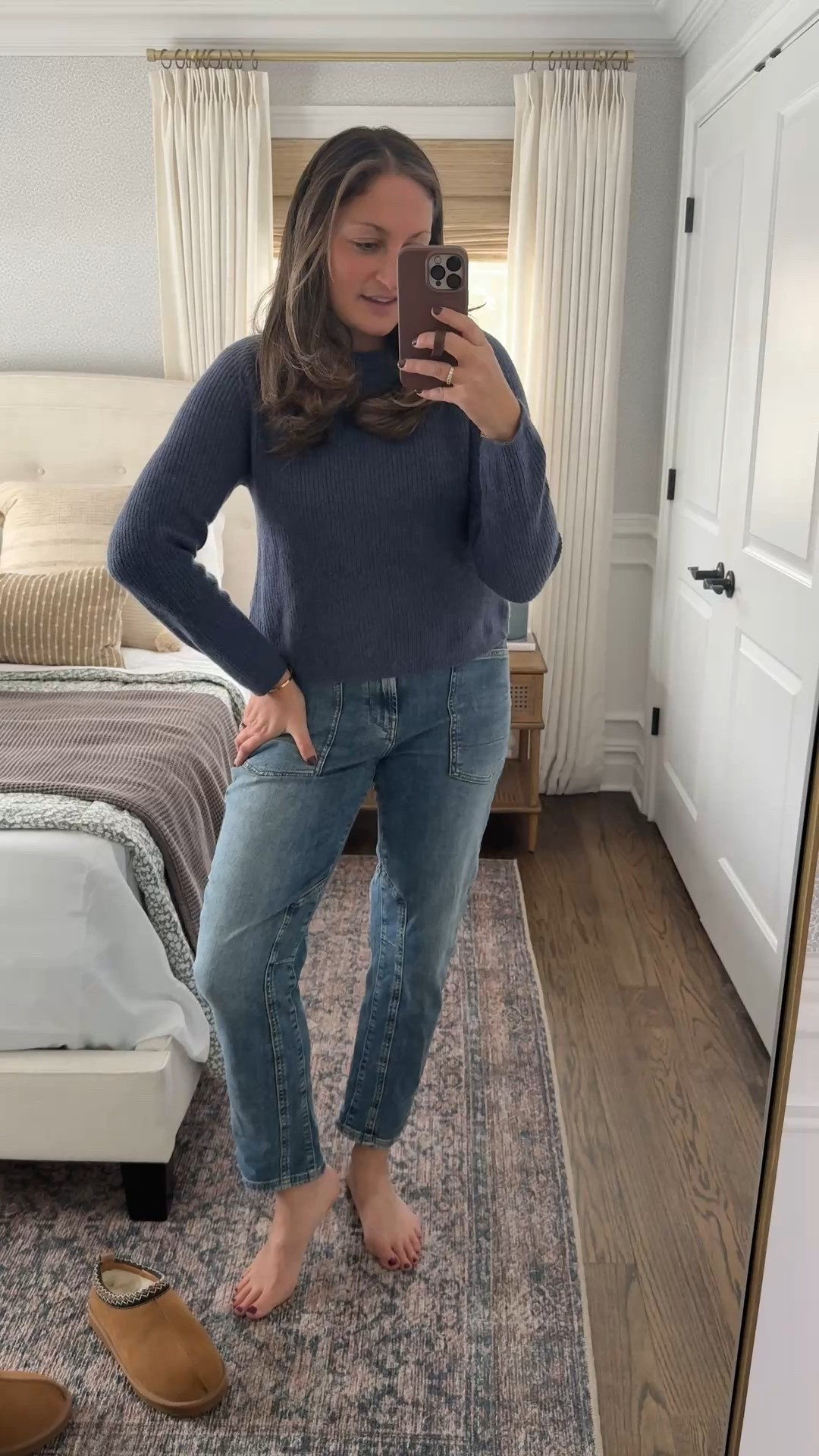 Cozy Monday OOTD! These Pilcro jeans are a recent favorite (linking a few styles!) and this Quince cashmere sweater has become a seasonable staple! 

#LTKootd #LTKmomlife #LTKSeasonal
