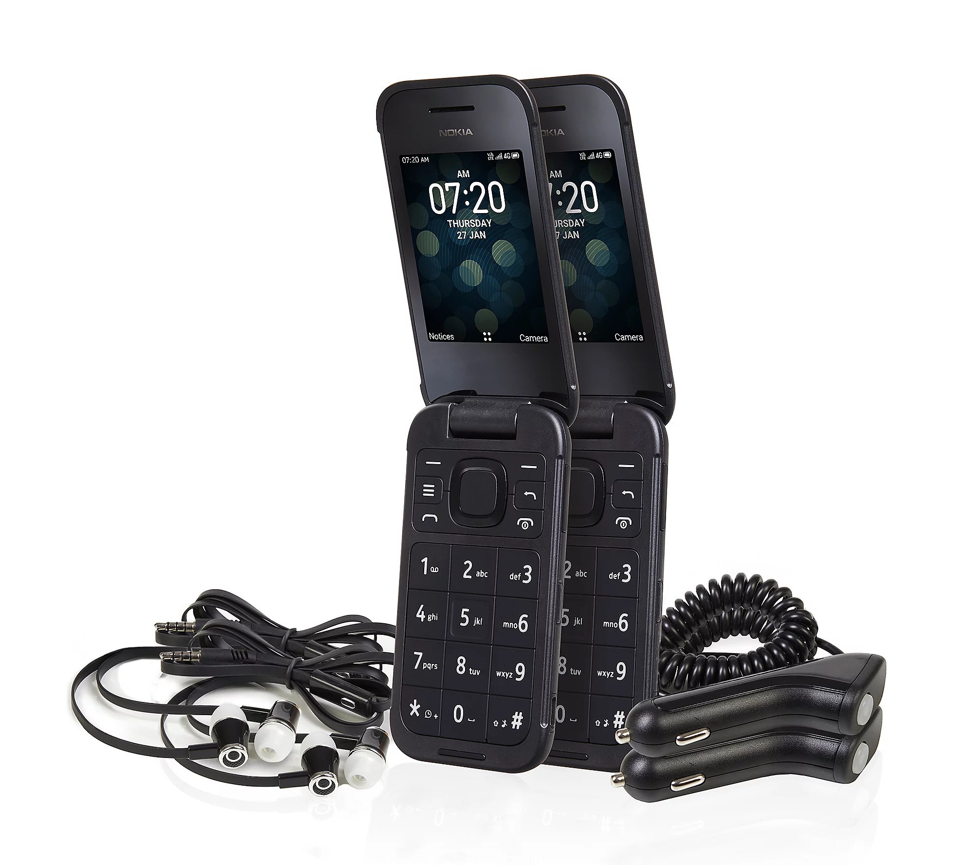 Tracfone 2.8"" Nokia Flip 2760 Phone w/ 1200 Data 2-Pack | QVC