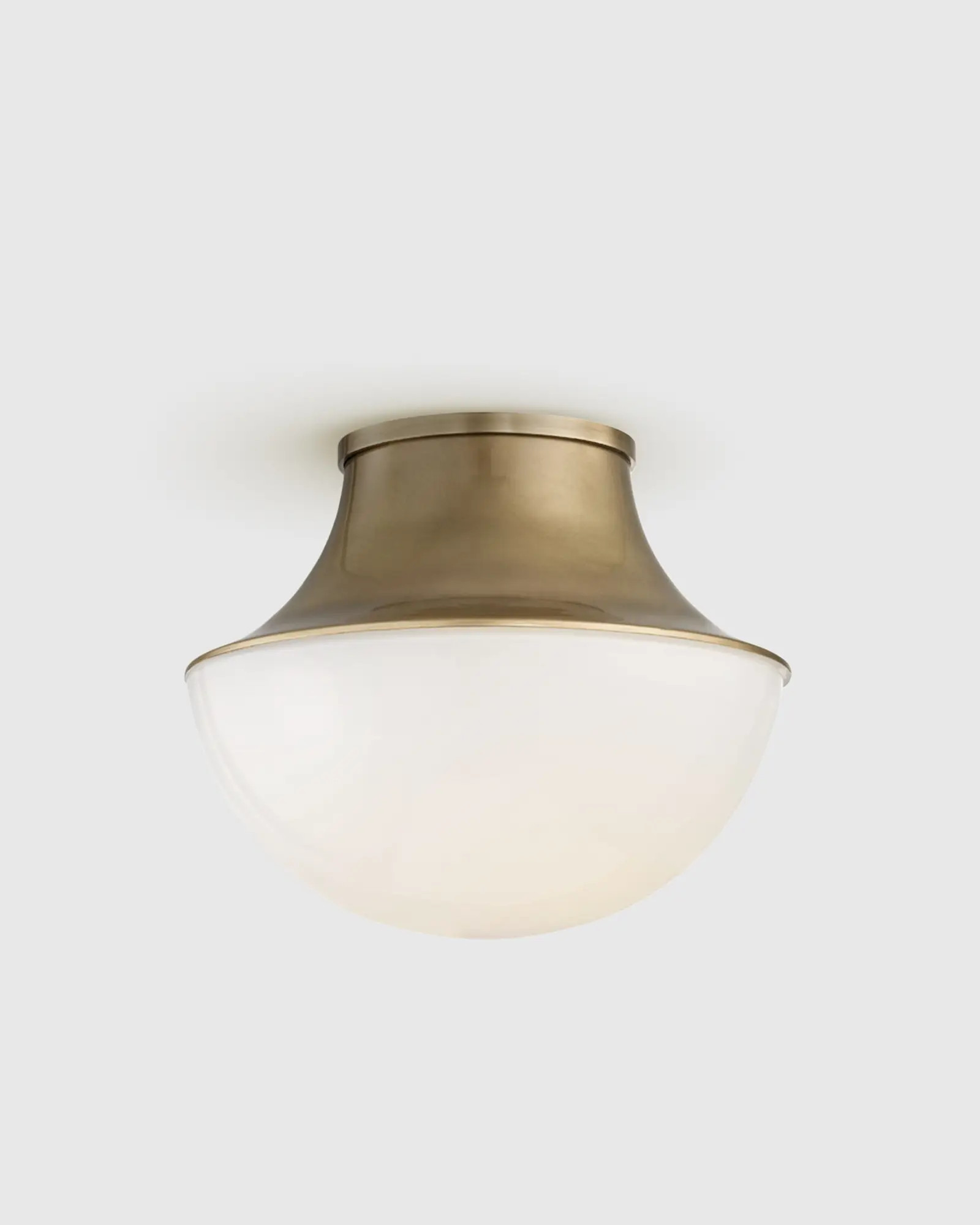 Drop Steel Flush Mount in Brass | Quince