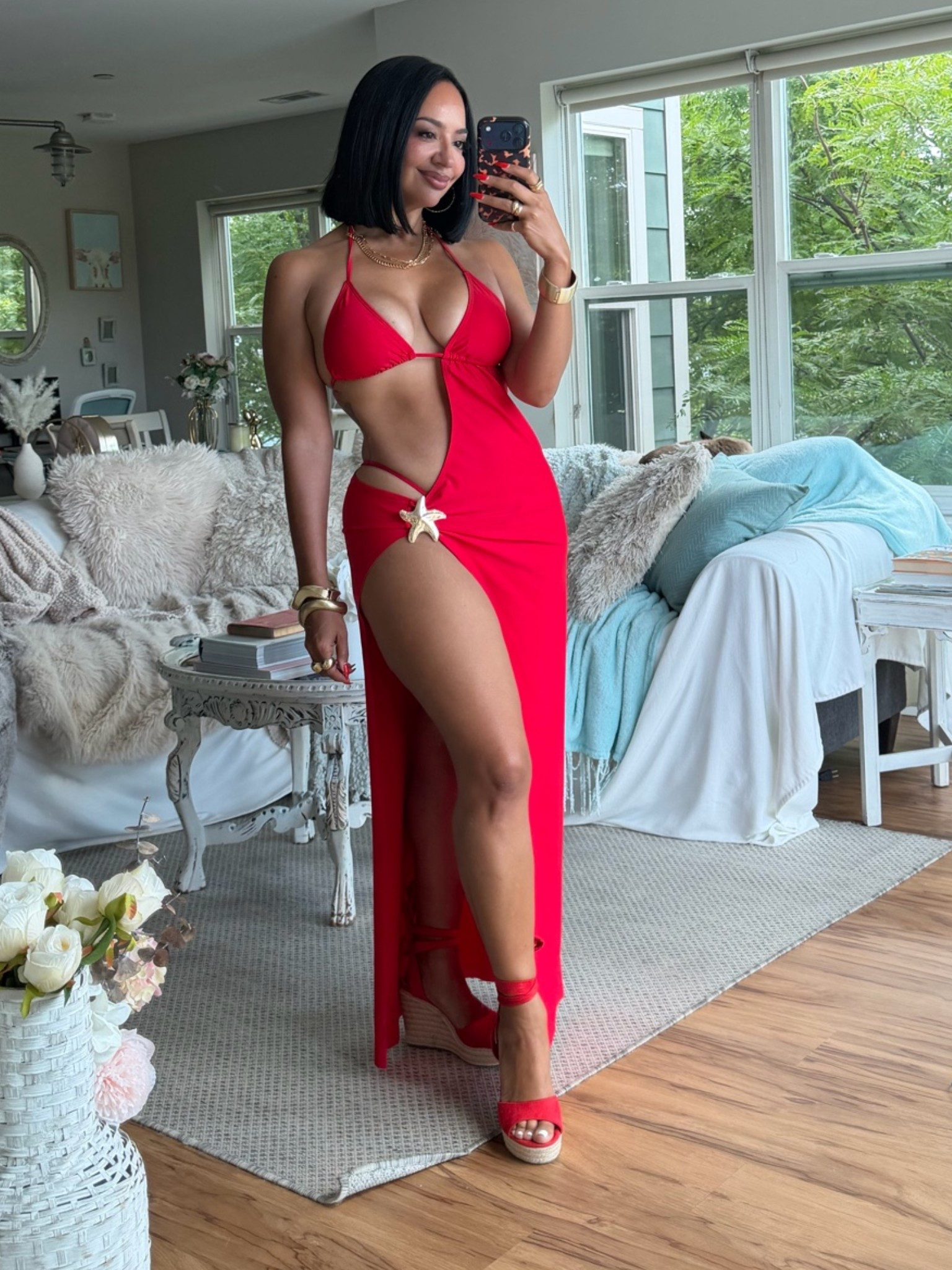 Boat Day Outfit 🛥️ Love this swimsuit it’s a bikini and a cover up dress that are connected! Comes in multiple colors ❤️

Sizing ⬇️
5’3 
Bust: 32DD
Waist: 27”
Hips: 42”
Wearing Size M

Make sure you download the ✨FREE✨ LTK app and follow me @heyrissyrozay for all my style and beauty finds 🫶🏽

over 40 vacation outfit 
petite curvy outfits

#LTKOver40 #LTKPetite #LTKSwim