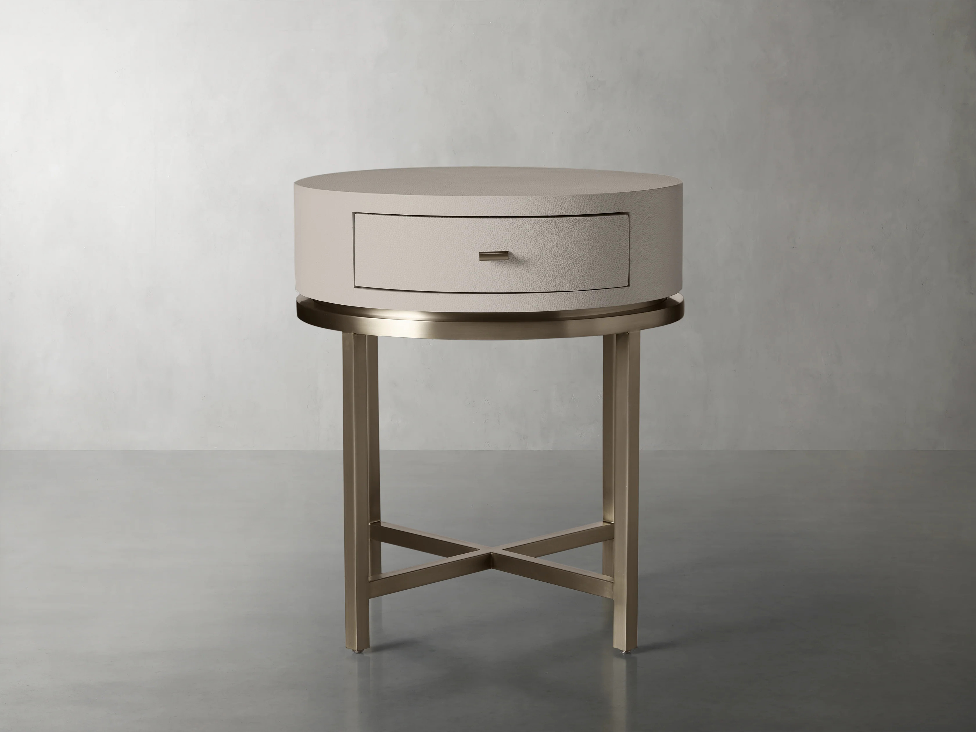 Malone Round Nightstand | Arhaus