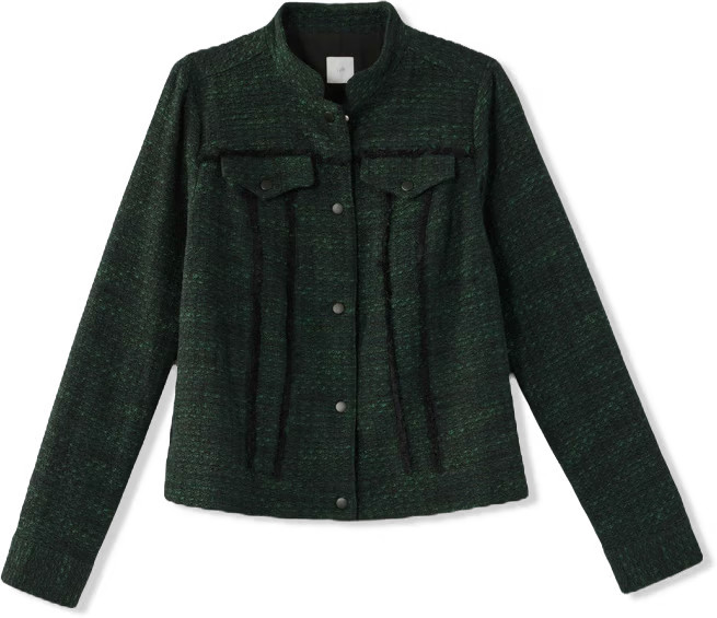 Tweed Snap-Front Jacket | J. Jill