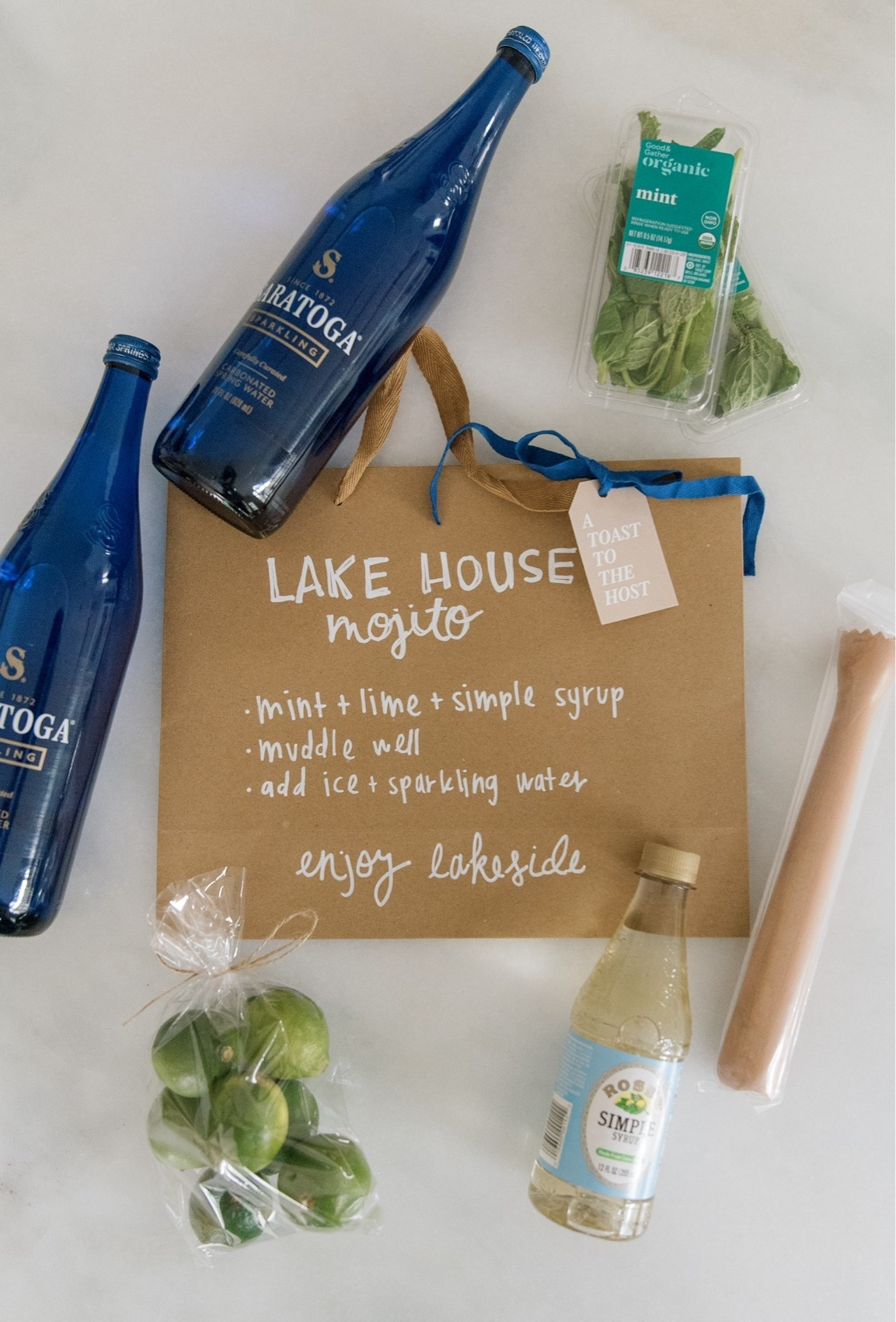 The perfect, practical host or hostess gift idea. A mocktail kit! We were going to a lake house for this one, so I customized for that experience but you could make it however you’d like.

#LTKSeasonal #LTKTravel #LTKfoodie