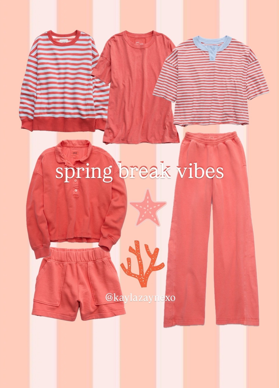 Aerie is having a sale! 30% off many items for real rewards members. Other stuff already marked down! 

Spring break 
Wide leg sweatpants
Crop tee
Oversized long sleeve 


#LTKSaleAlert #LTKmomlife #LTKSpringSale