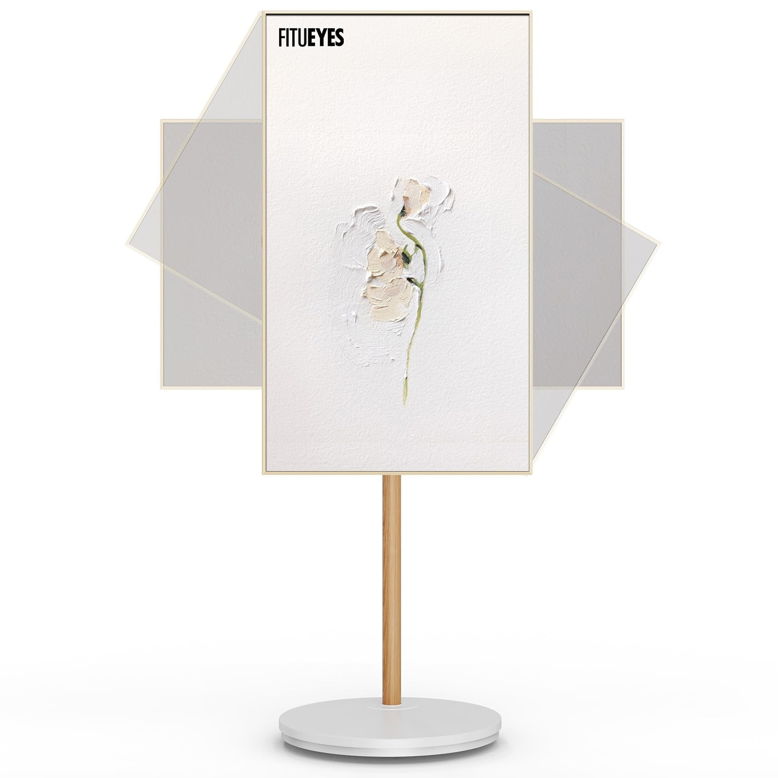 FITUEYES Design Rolling TV Stand for 24-48 inch TVs, Landscape to Portrait Rotating Mobile TV Sta... | Amazon (US)