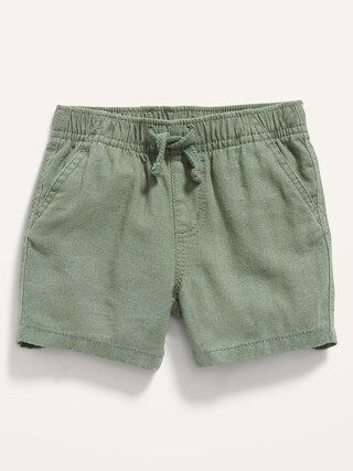 Linen-Blend Pull-On Shorts for Baby | Old Navy (US)