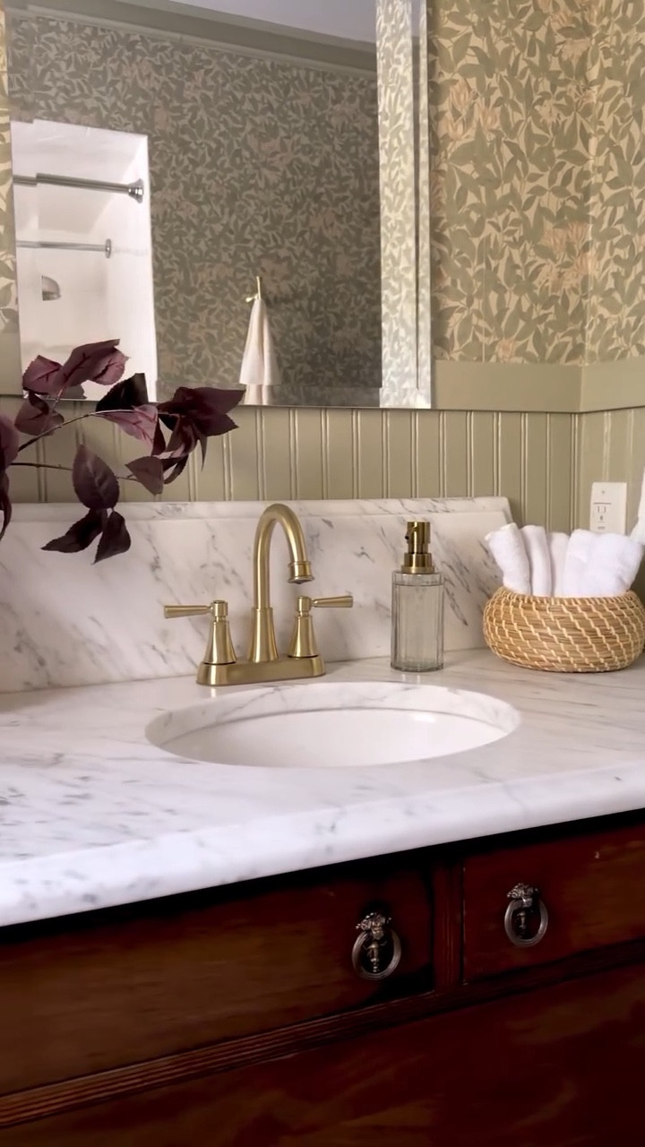 #ad I’ve been wanting to refresh this bathroom, not by redoing everything, but by being more intentional with the details.

Updating the faucet, mirror, and bath hardware made the space feel more cohesive and considered. These are the kinds of changes that don’t scream for attention, but quietly improve how a room functions and looks every day

I used Glacier Bay from The Home Depot for pieces that feel timeless, reliable, and easy to install. A reminder that thoughtful design doesn’t always require a full renovation.

#SmallProjectsBigImpact #GlacierBay @HomeDepot #thehomedepotpartner #bathroominspo

Comment SHOP below to receive a DM with the link to this post on my LTK ⬇ https://liketk.it/5O6hK