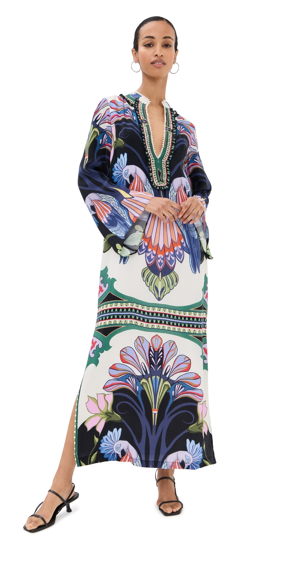 Lug Von Siga Lilla Dress Black Multicolor 42 | Shopbop