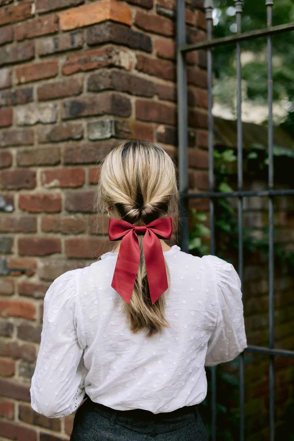Bailee Matte Satin Bow | Grace & Grandeur Bow Company