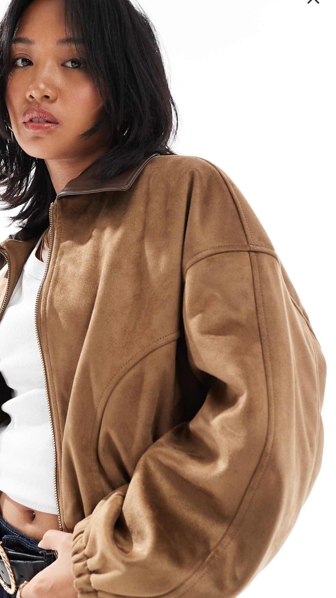 Bomber jacket 
Suede jacket 
Autumn jacket 
Jacket 


#LTKautumn #LTKuk #LTKmodest