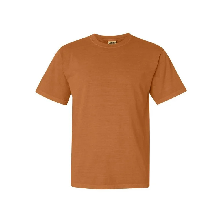 Comfort Colors - Garment-Dyed Heavyweight T-Shirt - 1717 - Yam - Size: M | Walmart (US)