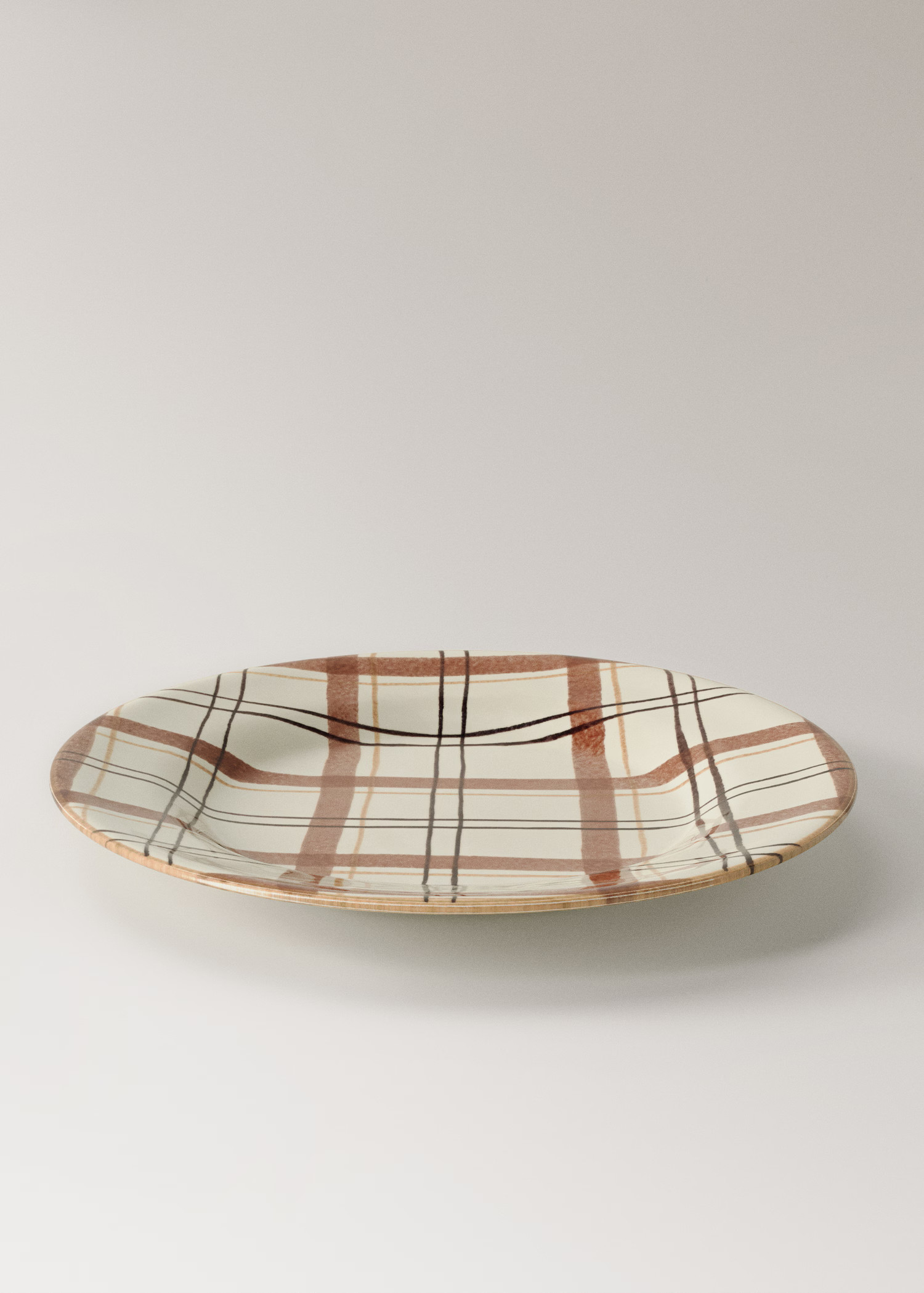 Hand-painted stoneware dessert plate - Home | MANGO United Kingdom | MANGO (UK)