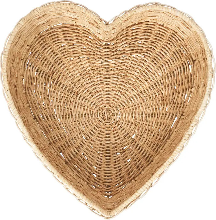 Provence Rattan Heart Tray | Nordstrom