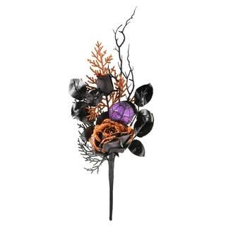 Halloween Rose & Purple Ornament Pick, 2ct. | Michaels | Michaels Stores