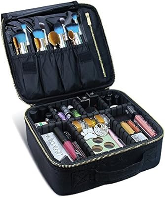 Amazon.com : Travel Makeup Case, Chomeiu- Professional Cosmetic Makeup Bag Organizer Makeup Boxes... | Amazon (US)