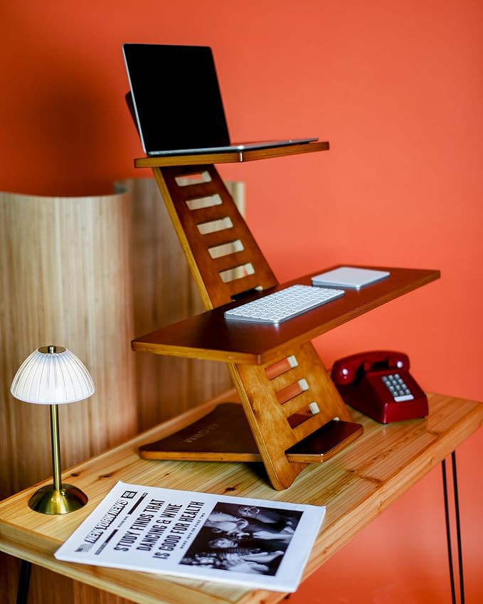 Sleekform Standing Desk Converter - Adjustable Height Sit Stand Workstation for Office and Home, ... | Amazon (US)