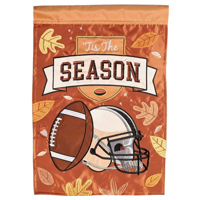 Magnolia Garden Tis the Season Football 13 x 18 Inch Polyester Garden Flag | Target