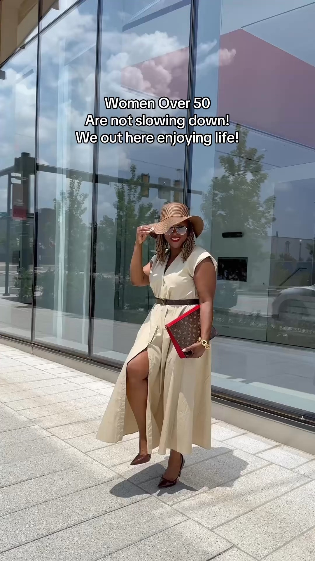 Over 50 style for the office or brunch 

A classy shirt dress never fails 

#LTKWedding #LTKWorkwear #LTKOver40