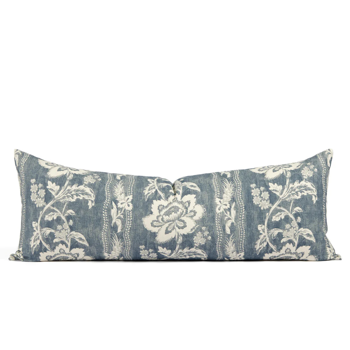 Ashford 16x42 Bolster Pillow, Denim | Tonic Living