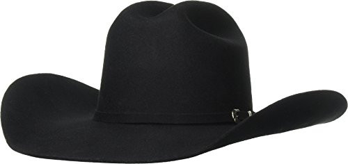 ARIAT Unisex Wool Cowboy Hat with 3-Piece Buckle Set Hatband, Black, 6-3/4 | Amazon (US)