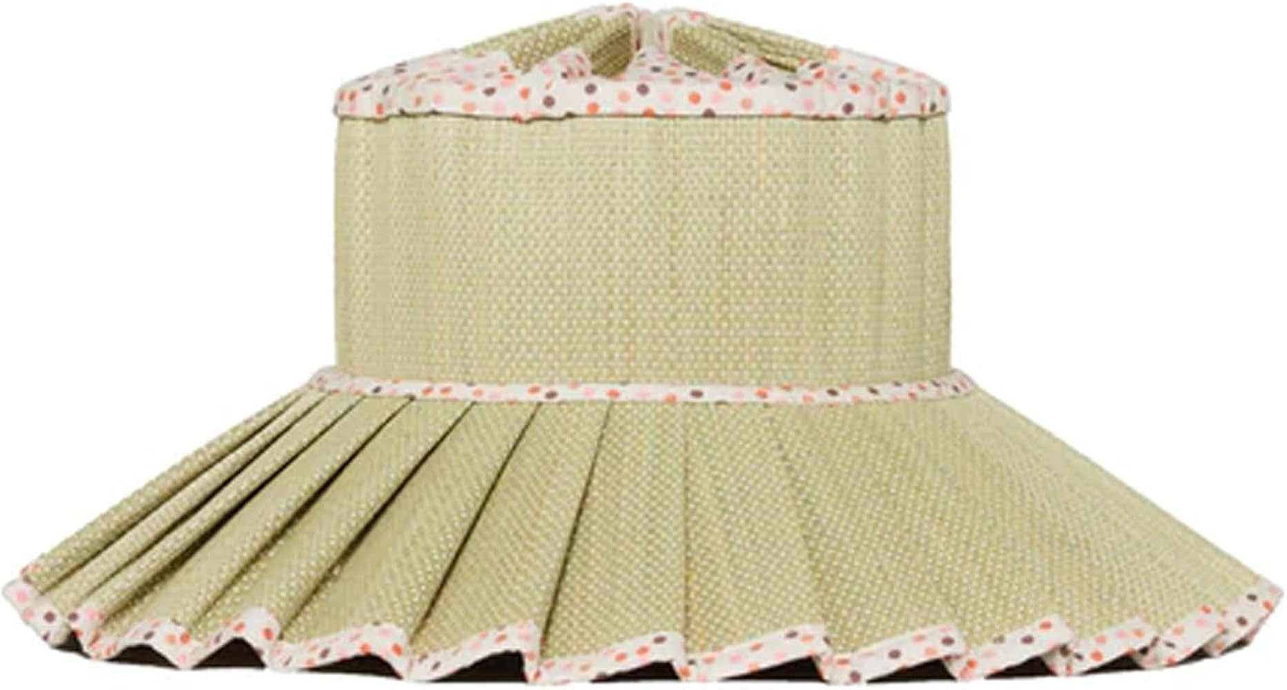 Women's Straw Reversible Pleated Sun Hat, Wide Brim Foldable Casual Outdoor Beach Hat Summer Sun ... | Amazon (US)