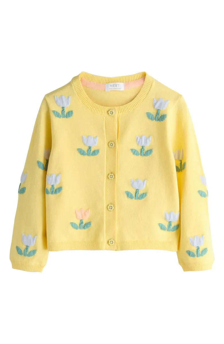 Kids' Tulip Embroidered Cardigan | Nordstrom