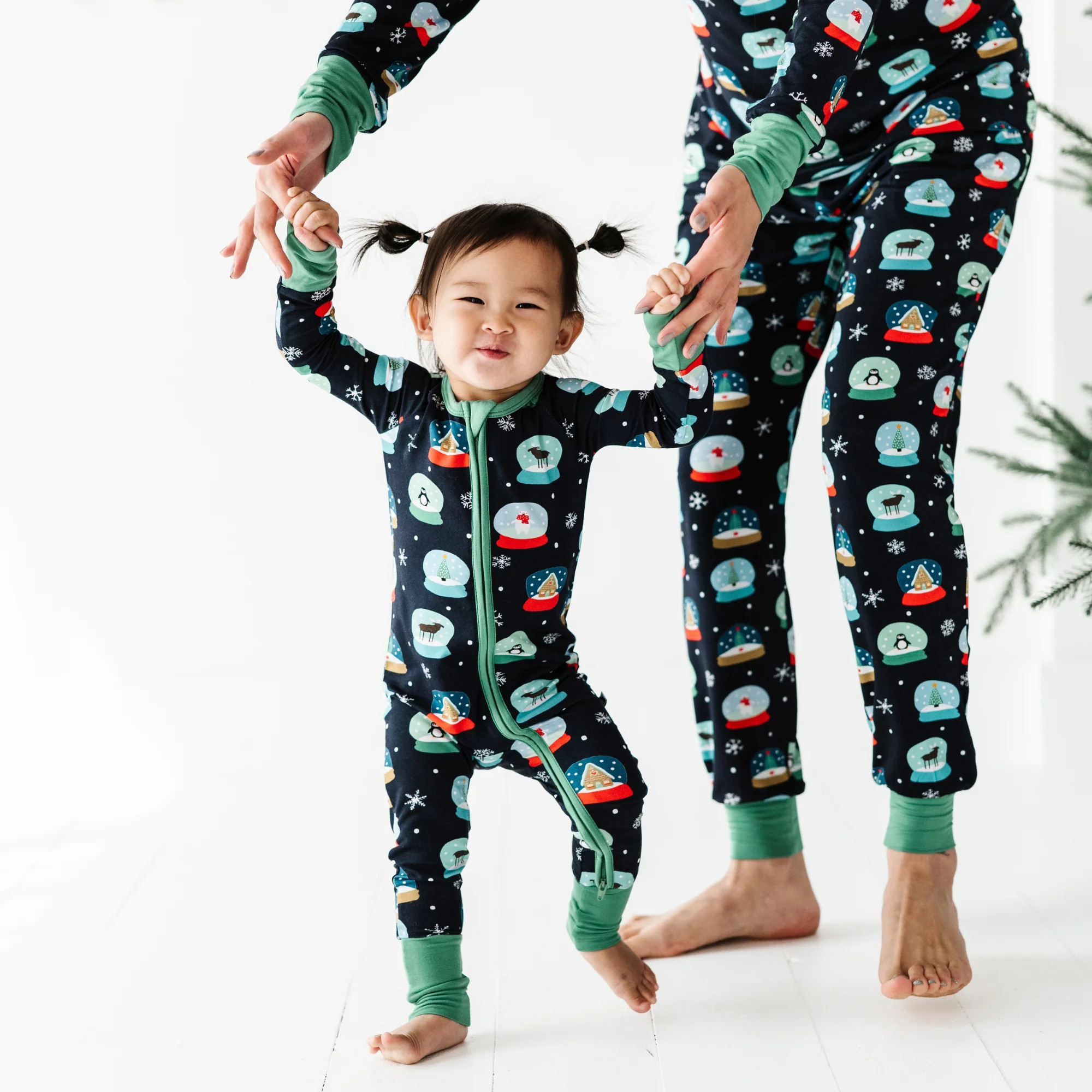 Snow Place Like Home Convertible Footies | Kiki + Lulu