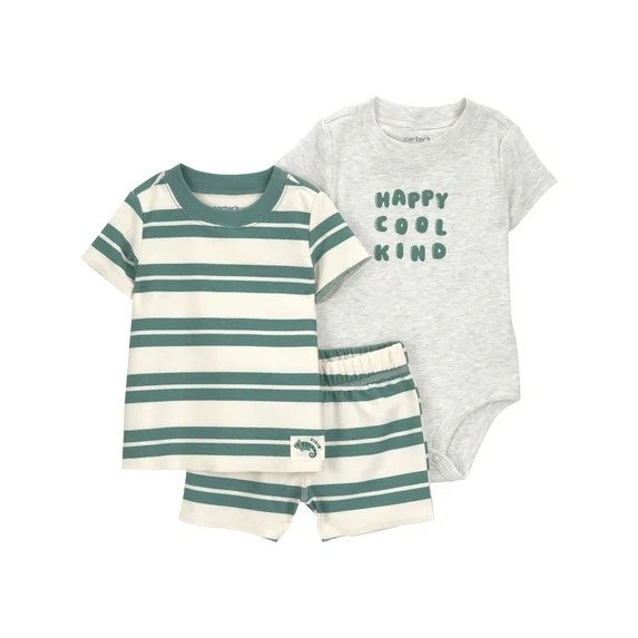 Carter's Child of Mine Baby Boy Outfit Set, 3-Piece, Sizes 0/3-24 Months | Walmart (US)