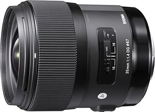 Sigma 35mm F1.4 Art DG HSM Lens for Nikon, Black, 3.7 x 3.03 x 3.03 (340306) | Amazon (US)