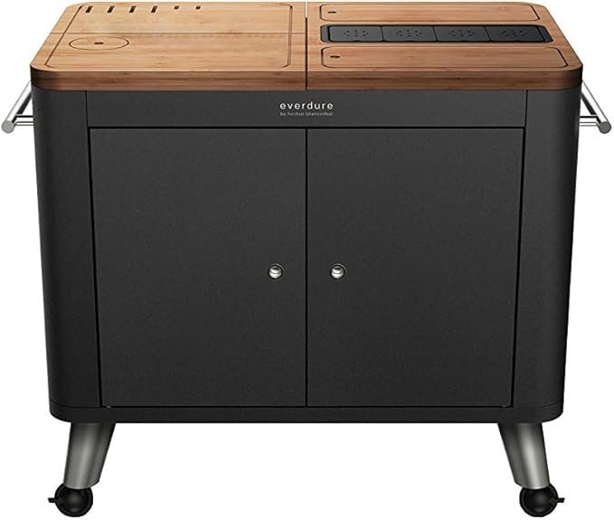 Everdure Mobile Prep Kitchen, 40-Inch Indoor/Outdoor Kitchen Island, Rolling Cart with Lockable W... | Amazon (US)