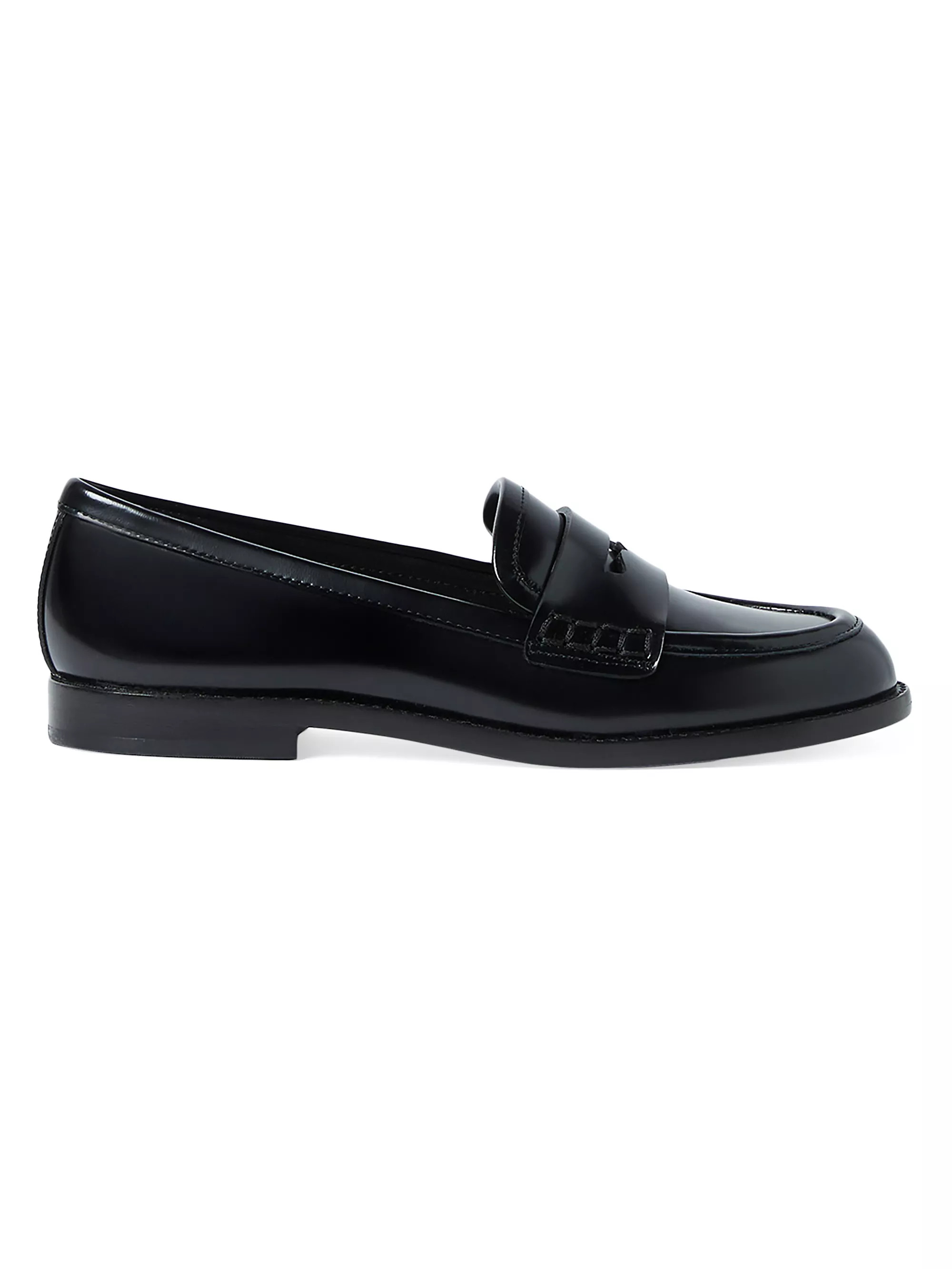 Shop Loeffler Randall Rachel Leather Penny Loafers | Saks Fifth Avenue | Saks Fifth Avenue
