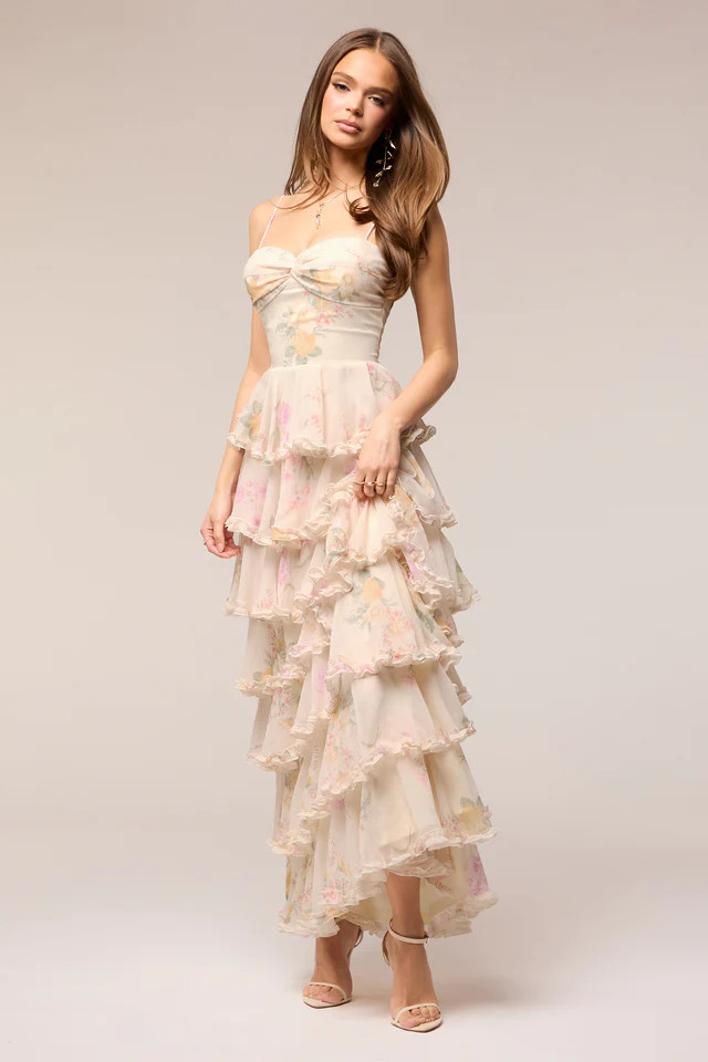 Anabelle Floral Chiffon Formal Dress | Windsor Stores