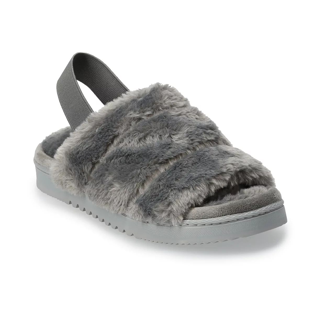 Women's Sonoma Goods For Life® Faux Fur Slide Slipper with Backstrap | Kohl's