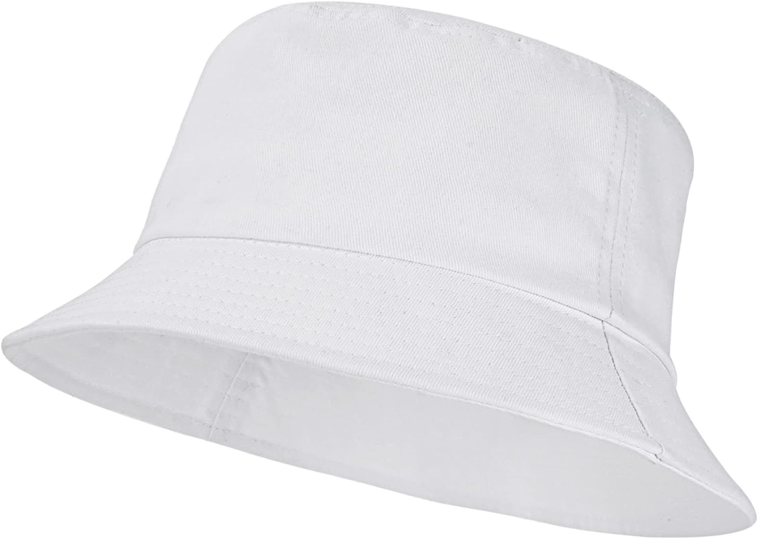 Umeepar Unisex Cotton Packable Bucket Hat Sun Hat Plain Colors for Men Women | Amazon (US)