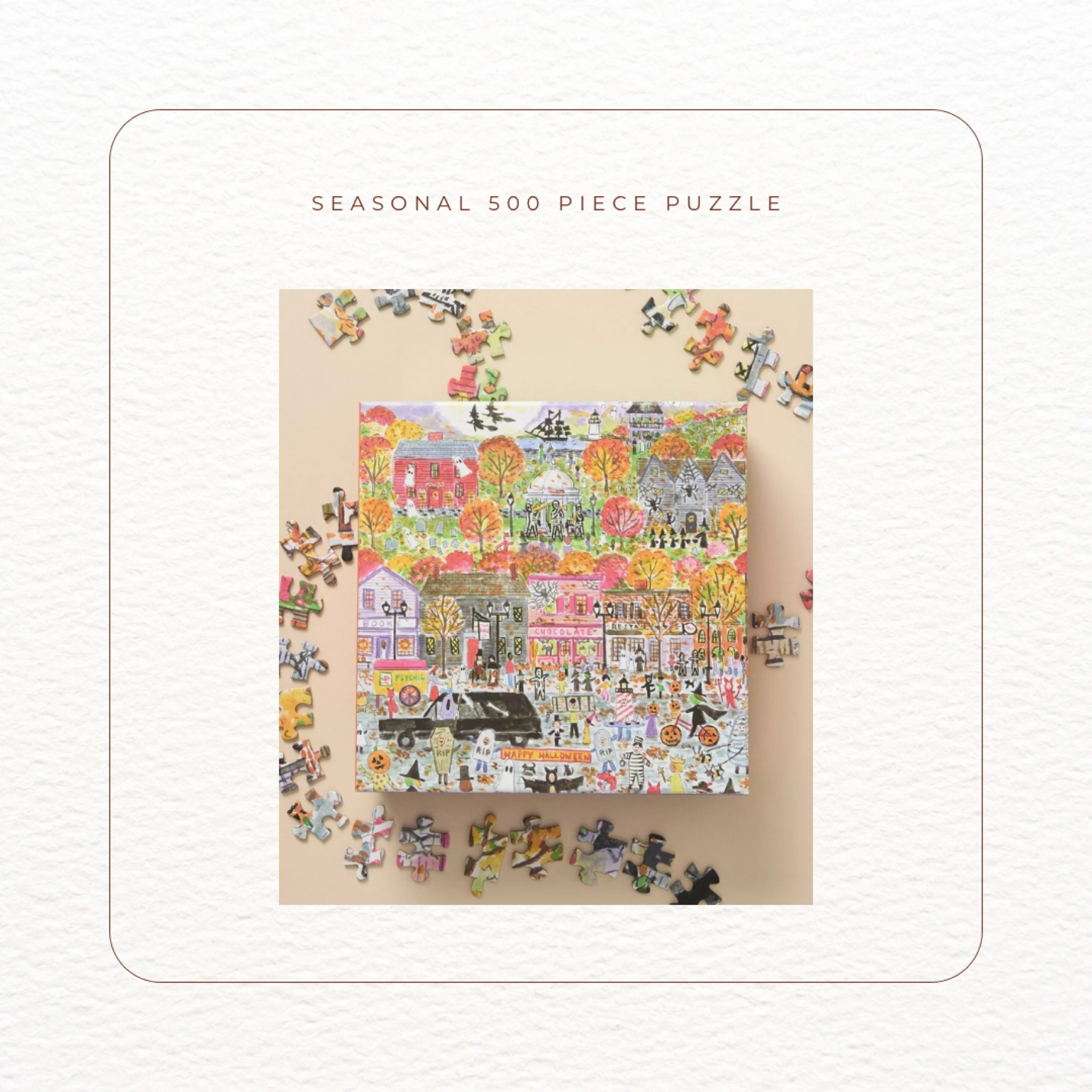 Saw this on the Anthropologie page and that it was adorable … only $15! Also linking a couple other seasonal puzzles

#LTKItBag #LTKHome #LTKSeasonal