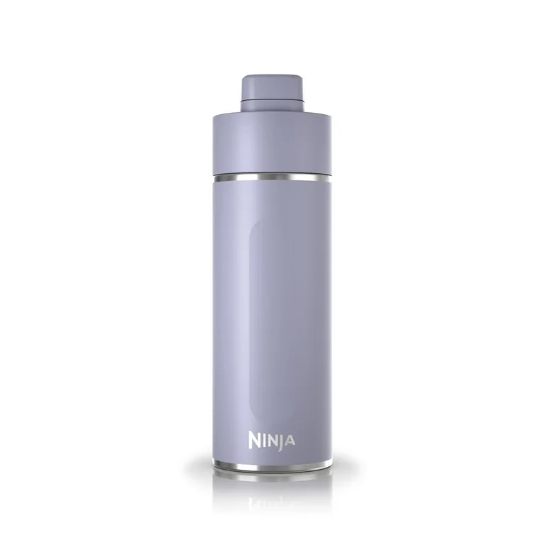 Ninja Thirsti 24oz. Travel Water Bottle, Stainless Steel Tumbler for Carbonated Drinks, Purple | Walmart (US)