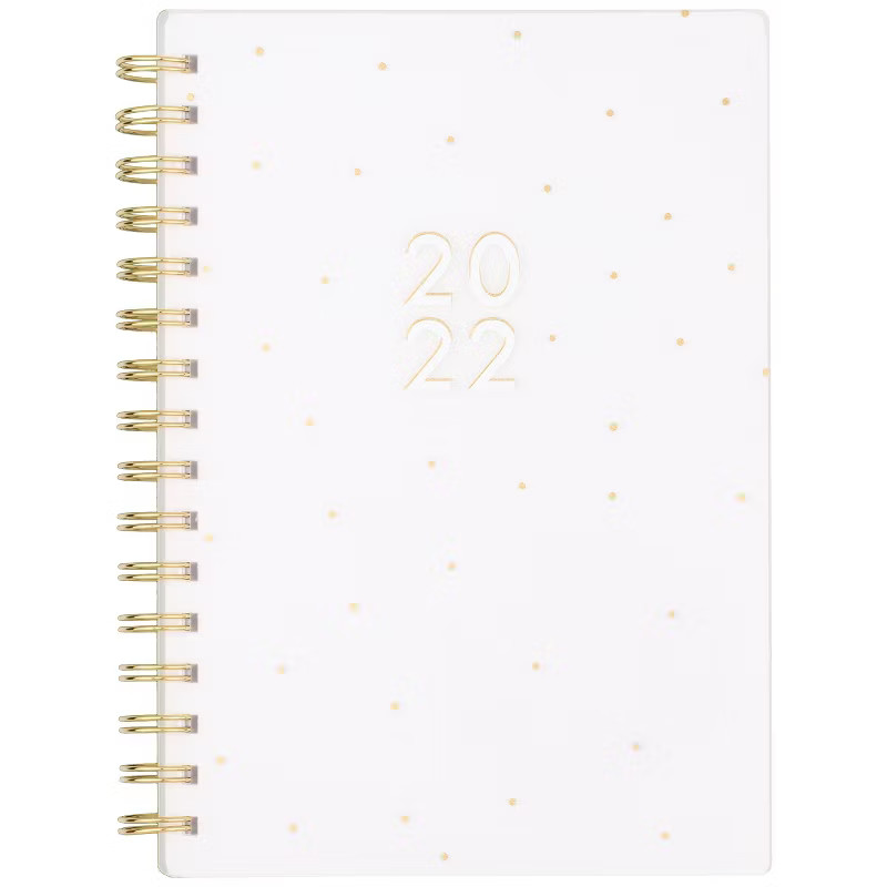 2022 Planner Small Frosted Poly W/M Gold Dot - Sugar Paper Essentials | Target