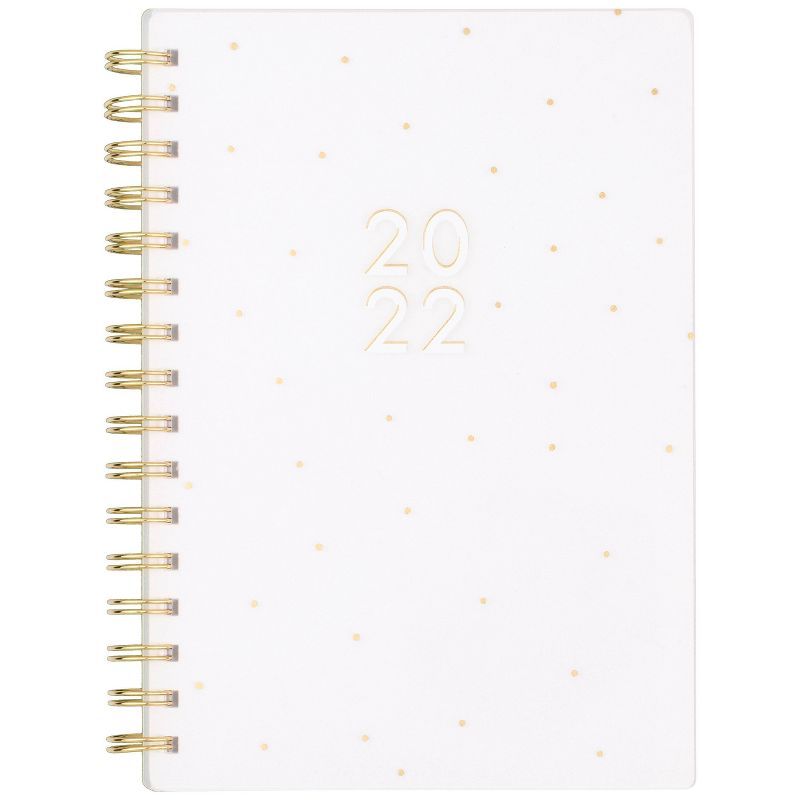 2022 Planner Small Frosted Poly W/M Gold Dot - Sugar Paper Essentials | Target